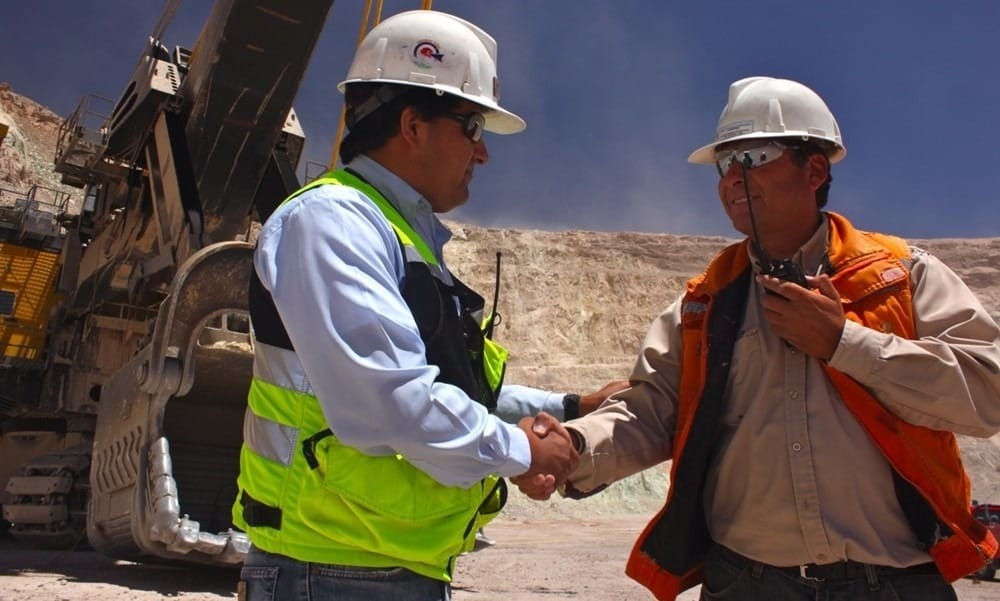 Excavadora en operación